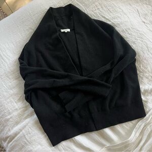 VINCE Black 100% Cashmere Shawl Cardigan Size XS